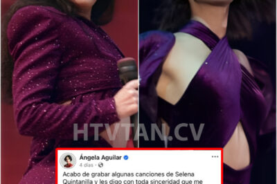 “Ángela Aguilar grabó sorprendentemente las canciones de Selena Quintanilla e insistió en que eran más adecuadas para ella. ¿Qué te hace tener tanta confianza?