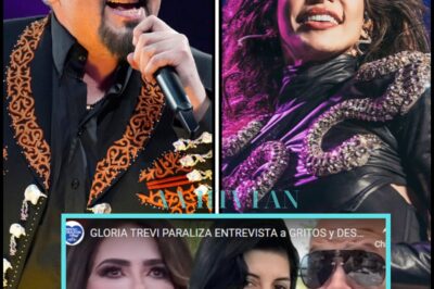 GLORIA TREVI PARALIZA ENTREVISTA a GRITOS y DESTROZA a PEPE AGUILAR en DEFENSA DE CAZZU