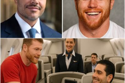 ¡Lo que pasó en pleno vuelo dejó a todos en lágrimas! Canelo Álvarez cede su asiento de primera clase… sin imaginar que cambiaría su vida al descubrir un secreto sobre su padre y Omar García Harfuch