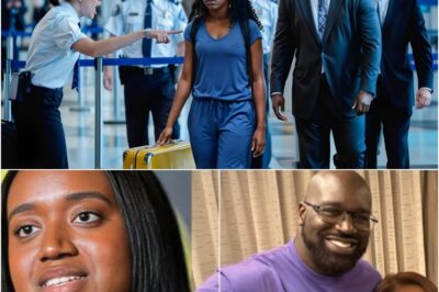 El personal del aeropuerto expulsó a Me’arah O’Neal, pero se arrepintió de todo cuando llegó su padre, Big Shaq.