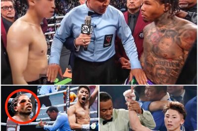“DESPIERTA, BASTARDO” – Naoya Inoue, FURIOSO, obliga a Gervonta “Tank” Davis a pelear con él de nuevo porque es un tipo malo