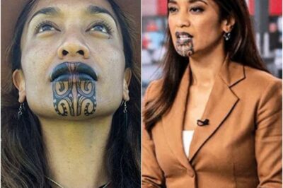 ¡Impactante reacción en vivo! Descubre cómo una presentadora de televisión neozelandesa con tatuaje facial maorí respondió con valentía y sabiduría a un espectador que criticó su imagen, defendiendo su cultura ante millones y dejando a todos sin palabras con su poderosa respuesta en los comentarios.