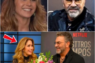 ¡Inesperado! Lucero llora de emoción cuando Mijares le lleva flores en pleno set de grabación. ¡Un gesto que todos recordarán! 😱👇”