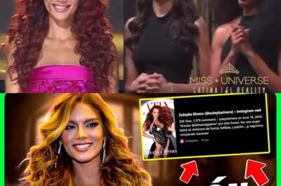 ¡Renuncia en vivo y deja al jurado sin palabras! Zuleyka Rivera lo contó todo 🔥😱 Zuleyka Rivera hizo historia al abandonar ‘Miss Universo Latina’ en plena transmisión 😳🎥. Pero lo más impactante vino después: reapareció con un mensaje que paralizó las redes y desató rumores de traición, poder y empoderamiento 💥👑. ¿Qué hay detrás de su renuncia explosiva? ¿Fue despedida o se fue por decisión propia? ¡Descúbrelo aquí antes que nadie!