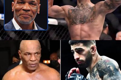 Ilia Topuria: El ‘Tyson’ de la UFC que noqueó a tres leyendas sin piedad 🥊💥 Con solo 27 años y un récord impecable de 17-0, Topuria destruyó a Volkanovski, Holloway y Oliveira en menos de tres rounds. ¿Estamos presenciando al peleador más letal del siglo? Su ascenso meteórico tiene al mundo del MMA sin aliento.
