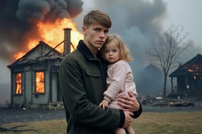 Un joven con dificultades salvó a una niña de un incendio, solo para encontrar su foto en un marco negro en el escritorio de su jefe años después… 