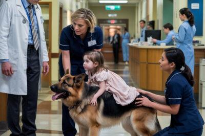Un perro K9 entró al hospital con una niña herida. ¡Nadie podía creer lo que siguió!