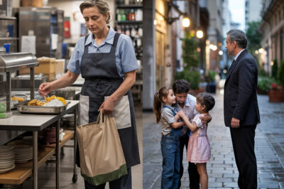 Ella solo pedía sobras de comida, pero cuando su CEO la siguió discretamente hasta su casa, lo que descubrió allí cambió su vida para siempre…