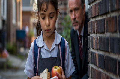 El director de la escuela notó que una niña de nueve años se llevaba sobras de la cantina escolar todos los días y decidió seguirla