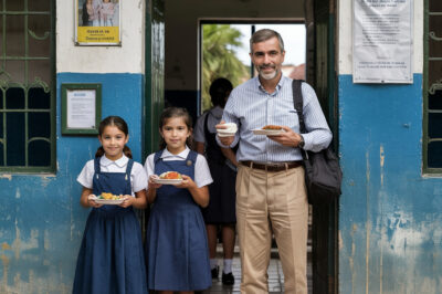 Me dieron comida en la puerta trasera durante diez años, sin saber que la niña a la que llamaban “huérfana” algún día sería la dueña de la escuela.