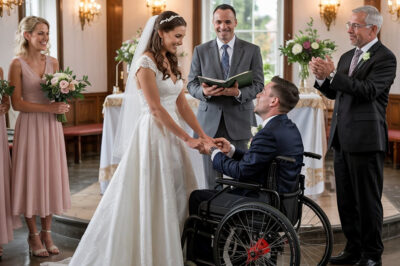 Se casó con un hombre con discapacidad, pero una gran sorpresa la esperaba en la boda.