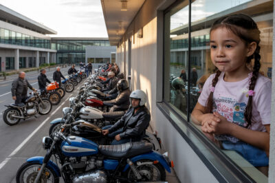 Sesenta y tres motociclistas llegaron frente a la ventana del hospital de mi hija, que estaba en las últimas, a las 7 de la tarde.