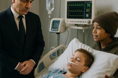 En el hospital más lujoso de la ciudad, un empresario multimillonario observaba en silencio a su hijo de 7 años, postrado en coma y conectado a una máquina que apenas lo mantenía con vida./th
