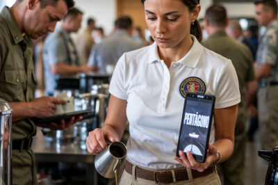 Ella le sirvió café al coronel, sin saber que tenía un rango superior al suyo…