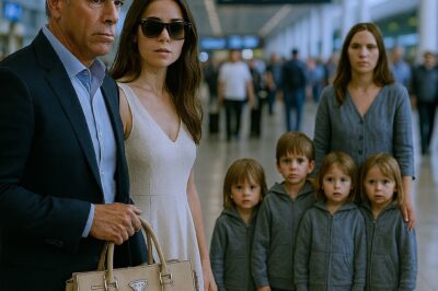 En el aeropuerto con su amante, ¡el multimillonario le llevó el bolso! Luego llegó su esposa con sus cuatrillizos…