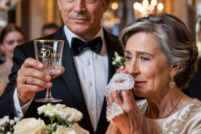 En su aniversario de oro, esposo revela un secreto devastador y conmueve a todos