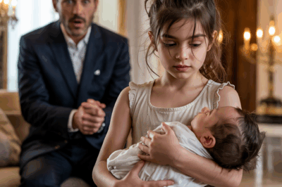 Niña abandonada salva a bebé, sin saber que es hijo de millonario – ¡La reacción del padre impacta!