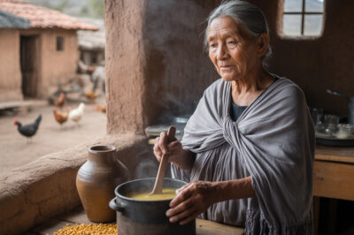 La anciana humilde que cocinó su último atole… y ocurrió un milagro