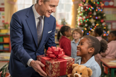 Un multimillonario se entera de que una niña negra no tiene regalo de Navidad en la escuela y hace algo inesperado.