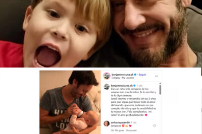 El blooper de Benjamín Vicuña en el cumpleaños de su hijo Amancio