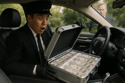 Un millonario dejó un maletín lleno de dinero para poner a prueba a su nuevo chofer, —pero el siguiente movimiento lo dejó atónito.