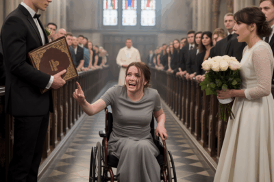 “Mujer en silla de ruedas irrumpe en boda: ‘¡Él es mi esposo, me abandonó!’”