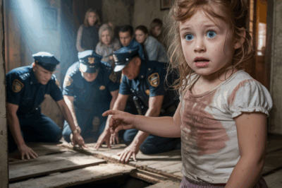 La niña confesó: “Papá está debajo del piso”, la policía descubrió un secreto escalofriante