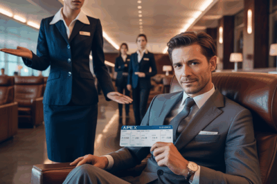 Azafata intenta echar a pasajero del VIP, sin saber que era el dueño de la aerolínea
