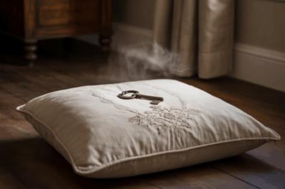 “Después de romper, descubrí un secreto aterrador dentro de la vieja almohada que mi esposo me lanzó.”