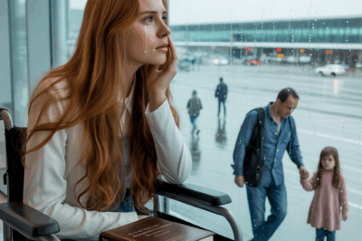 Hija Paralizada de un CEO Sola en el Aeropuerto—La Pregunta de un Padre Soltero Cambia Todo