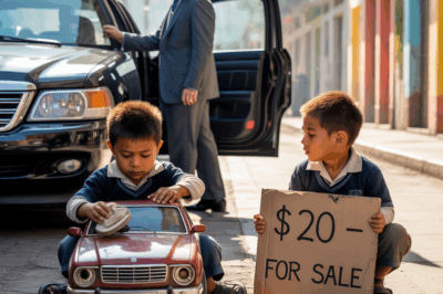 Millonario se detiene al ver a gemelos vender su único carrito para salvar a su mamá y jamás imaginó cómo sus vidas cambiarían para siempre