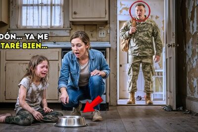 El Padre Volvió Del Ejército Y Vio A Su Hija Comer Comida De Perro. Y Se Congeló Al Oírla Hablar…