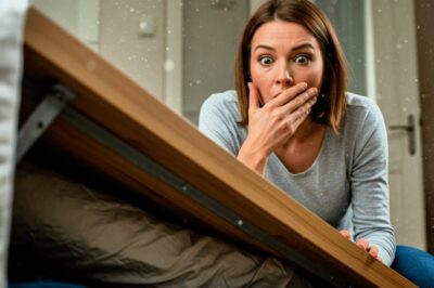 Mi esposo se fue de viaje… y yo decidí mover los muebles del cuarto. Lo que encontré me hizo cue…/th