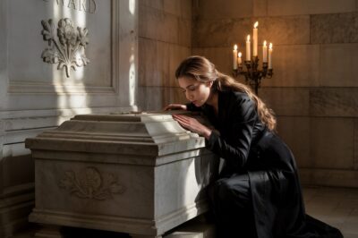 ¡Le dio un beso al cadáver de su esposo y ahora vive una pesadilla! 😱 🕯️ Lo que parecía un acto de amor eterno se convirtió en una historia escalofriante. Después del funeral, una viuda decidió besar a su esposo fallecido… pero no sabía lo que ese gesto desencadenaría. Descubre el aterrador giro que cambió su vida para siempre. Advertencia: no apto para sensibles.