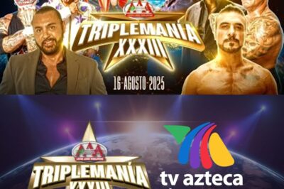 “Triplemanía XXXIII: WWE Compra AAA – ¿El Evento que Cambiará la Lucha Libre Mexicana? 💥🤯” ¿Qué Nos Espera en la Primera Triplemanía Bajo el Mandato de WWE? Triplemanía XXXIII no solo es el evento más grande del año, sino que marca un momento histórico: AAA ahora forma parte de WWE. ¿Se mantendrán las raíces de la lucha libre mexicana o veremos una transformación total? ¡Prepárate para enfrentamientos épicos y secretos aún por revelar en este espectáculo único!
