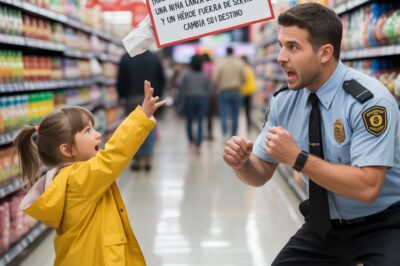 “¡Rescate inesperado en supermercado! Una niña lanza señal secreta y un héroe fuera de servicio cambia su destino” 🚨👧✨