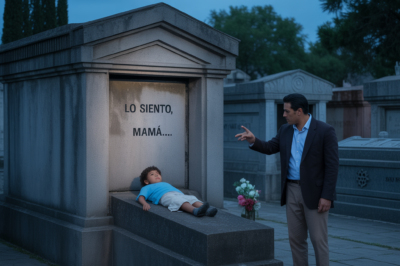 “El Misterio del Niño en la Tumba: Un Susurro que Rompe el Alma” ⚠️ Una noche fría en un cementerio de México, un empresario encuentra a un niño misterioso junto a la tumba de su esposa fallecida. El susurro inquietante del pequeño lo deja helado: “Lo siento, mamá…” ¿Qué secretos están enterrados aquí? Esta historia llena de emoción te atrapará hasta el final. 🕊️💔
