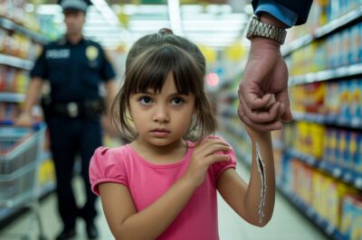 “Little Girl’s Secret Rescue Signal in Supermarket — Cop Saw It and Immediately Followed Her. What He Discovered Will Leave You Speechless…” 🚨😲👧