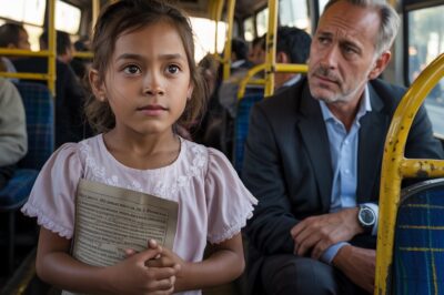“De la Miseria al Milagro: Cómo una Niña Abandonada con Cáncer Cambió la Vida de un Millonario en un Autobús Olvidado 🚍✨”