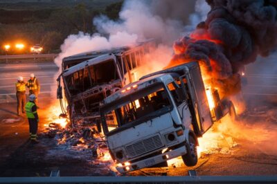¡Horror en la carretera! 20 personas atrapadas en una infernal explosión tras choque mortal en Veracruz 🚨🔥
