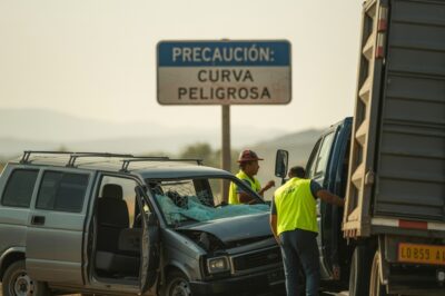 En la tranquila mañana del 24 de febrero en el estado de San Luis Potosí, México, un día que parecía rutinario y sin sobresaltos, se convirtió en una tragedia que marcaría para siempre la vida de muchas familias. Cinco mujeres, cuatro niños y un hombre perdieron la vida en un choque devastador entre un camión pequeño y un vehículo de carga pesada en el pueblo de Rioverde.