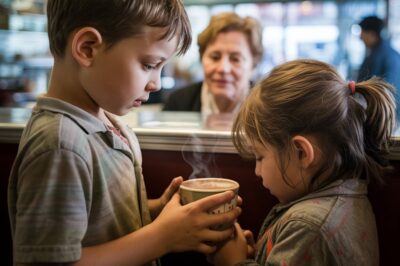 “El Regalo Inesperado: Cómo Dos Niños Sin Hogar Cambiaron la Vida de una Mujer para Siempre”