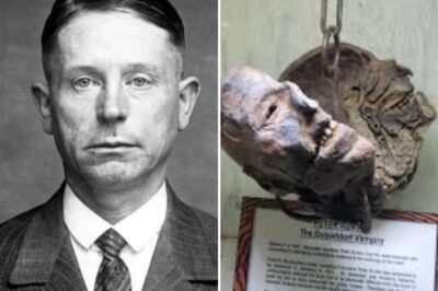 La cabeza de Peter Kurten: El “vampiro de Düsseldorf” que mató a nueve personas y bebió su sangre, sus últimas palabras antes de decapitar.