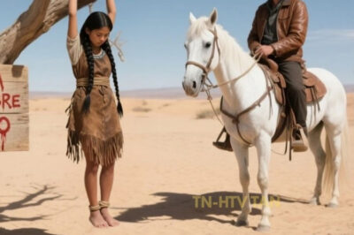Ranchero Silencioso Encontró a una Joven Comanche Colgada de un Árbol con un Letrero que Decía …