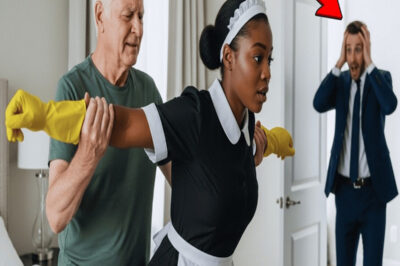 Un multimillonario regresó inesperadamente… y se quedó helado al ver lo que la empleada estaba haciendo con su padre.