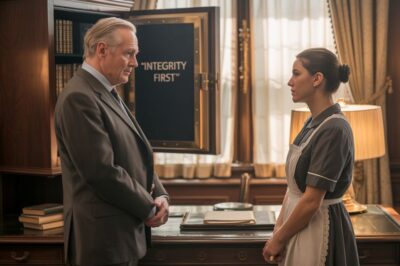 Un millonario tiende una trampa al dejar su caja fuerte abierta: la respuesta de su criada lo hizo llorar