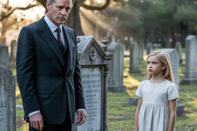 El multimillonario quedó atónito cuando, durante su visita a la tumba de su ex amante, vio a una niña que se parecía exactamente a él