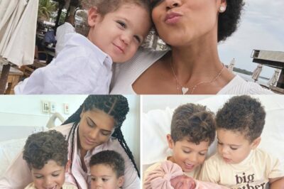 Amor, a primera vista! Francisca compartió la reacción de sus dos hijos al conocer a su pequeña hermanita!