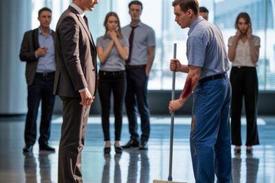 El director ejecutivo vio los moretones del limpiador… y su reacción dejó a todos en shock.