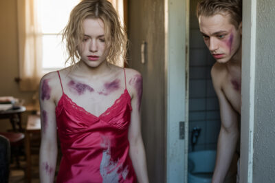 Mi nuera volvió de una fiesta “solo para chicas”, pero al ver las marcas en su cuerpo, mi hijo…